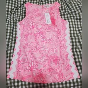 NWT Lilly Pulitzer Palmita Tunic Size XS Conch Shell Pink Pennys Playground